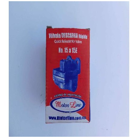Valvula de descarga rapida motor line 

										-