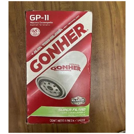 Filtro GP 11

										-Nuevo