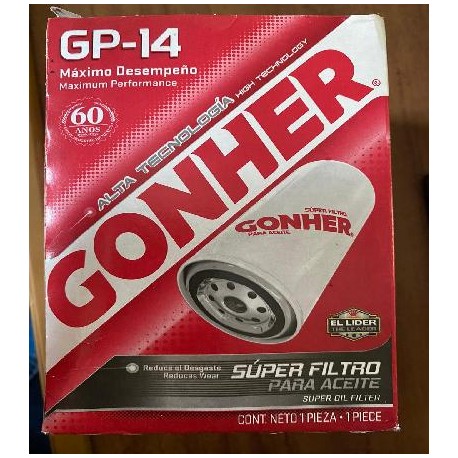Filtro GP 14

										-