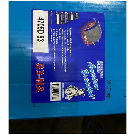 Balata f 83 S SBESTO 4705D 83

										-