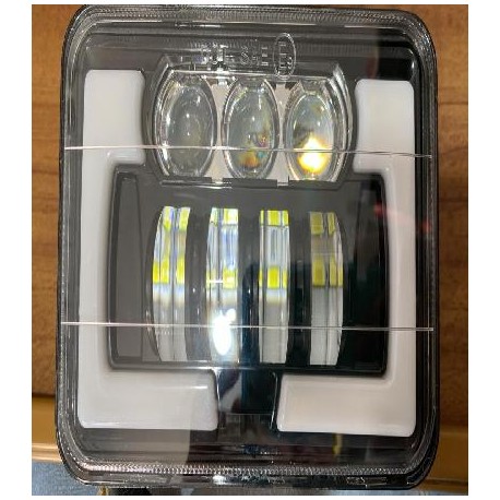 18207 UNIDAD 4X6 KW7 LED CON PROYECTOR COLOR HUMO CLARO AMBAR 

										-