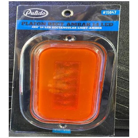 PLAFON RECTANGULAR GEL AMBAR LED 15647

										-