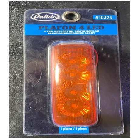 PLAFON 4 LED AMBAR 10323

										-Nuevo