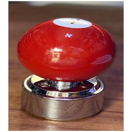 PERILLA PARA PALANCA 18325 BOLA DE BILLAR 7 ROJO CARMIN

										-