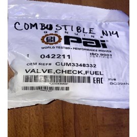 VALVULA CHECK COMBUSTIBLE N14 042211

										-